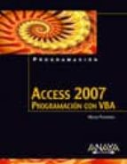 Access 2007. Programacion Con Vba