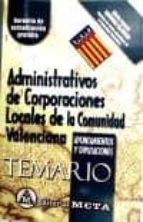 Administrativos De Corporaciones Locales De La Comunidad Valenciana