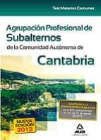 Agrupación Profesional De Subalternos De La Comunidad Autónoma De Cantabria PDF