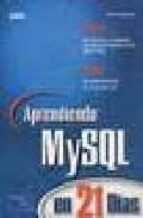 Aprendiendo Mysql En 21 Dias PDF