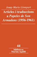 Articles I Traduccions A Papeles De Son Armadans