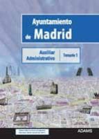Auxiliar Administrativo Ayuntamiento De Madrid: Temario 1