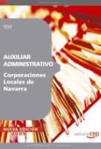 Auxiliar Administrativo Corporaciones Locales De Navarra. Test