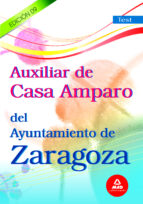 Auxiliar De Casa Amparo Del Ayuntamiento De Zaragoza. Test