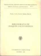 Bibliografía De Joaquín Calvo Sotelo PDF