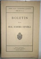 Boletín De La Real Academia Española