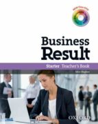 Business Result Dvd Edition: Starter: Teacher S Book: Starter
