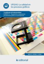 Calidad En Los Procesos Graficos. Argp0110 - Tramamiento Y Maquetacion De Elementos Graficos En Preimpresion PDF