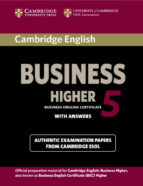 Cambridge English Business 5 Higher Student S Book With Answers PDF