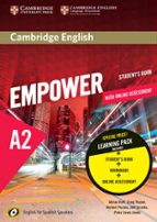 Cambridge English Empower For Spanish Speakers A2 Student S Book With Online Assessment And Practice And Workbook