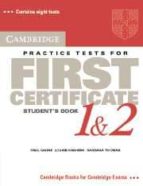 Cambridge Practice Tests For First Certificate 1 And 2 Student S Book