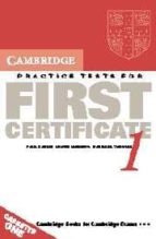 Cambridge Practice Tests For First Certificate 1 Cassette Set