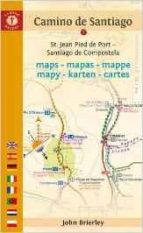 Camino De Santiago Maps - Mapas - Mappe - Mapy - Karten - Cartes: St. Jean Pied De Port - Santiago De Compostela: 2016