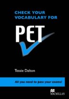 Check Your Vocabulary For Pet PDF