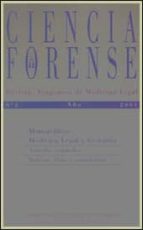 Ciencia Forense. Revista Aragonesa De Medicina Legal Nº 3