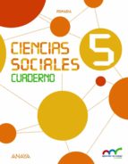 Ciencias Sociales 5º Educacion Primaria Cuaderno. Andalucia