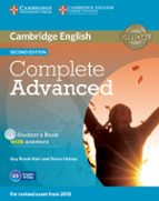 Complete Advanced Student S Book Pack ) 2nd Edition
