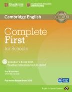 Complete First For Schools For Spanish Speakers Teacher S Book With Teacher S PDF