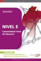 Comunidad Foral De Navarra Nivel E. Temario