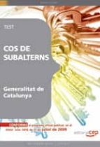 Cos De Subalterns De La Generalitat Catalunya. Test PDF