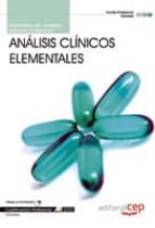Cuaderno Del Alumno Análisis Clínicos Elementales. Cualificacione S Profesionales PDF