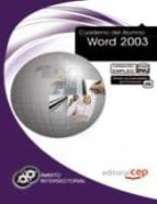 Cuaderno Del Alumno Word 2003. Formacion Para El Empleo