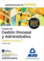 Cuerpo De Gestion Procesal Y Administrativa De La Administracion De Justicia: Temario PDF