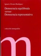 Democracia Equilibrada, Versus Democracia Representativa. PDF