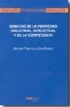 Derecho De La Propiedad Industrial, Intelectual Y De La Competenc Ia