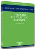 Derecho Eclesiastico Español