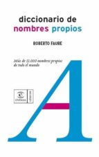 Diccionario De Nombres Propios PDF