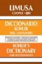 Diccionario Kohler Para Contadores Español-ingles Ingles-español PDF