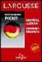 Diccionario Pocket Español-aleman Deutsch-spanisch