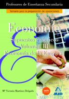 Economia: Profesores Enseñanza Secundaria: Supuestos Practicos