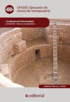 Ejecucion De Muros De Mamposteria. Eocb0108-fabricas De Albañileria PDF