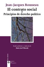 El Contrato Social O Principios De Derecho Politico PDF