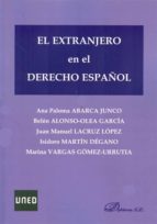 El Extranjero En El Derecho Español Regimen Juridico