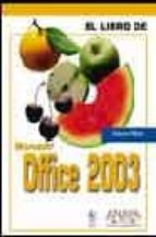 El Libro De Microsoft Office 2003