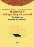 El Patrimonio Bibliografico Y Documental: Claves Para Su Conserva Cion Preventiva PDF