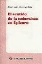 El Sentido De La Naturaleza En Epicuro PDF