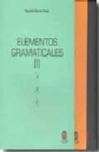 Elementos Gramaticales PDF