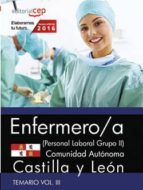 Enfermero Comunidad Autónoma Castilla Y León. Temario Vol. Iii. PDF