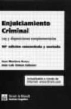 Enjuiciamiento Criminal: Ley Y Disposiciones Complementarias PDF