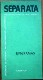 Epigramas. Versión Y Notas De Horacio Castillo PDF