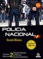 Escala Basica Policia Nacional Temario Vol.2