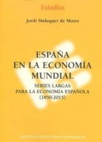 España En La Economía Mundial PDF