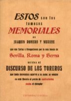 Estos Son Los Famosos Memoriales De Joaquin Romero Y Murube
