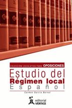 Estudio Del Regimen Local Español