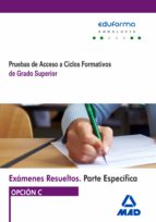 Exámenes Resueltos De Pruebas De Acceso A Ciclos Formativos De Grado Superior. Parte Específica. Opción C. Andalucía