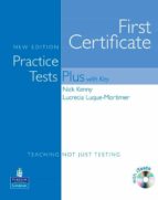 Fce Practice Test Plus With Key + Cd Rom Ne